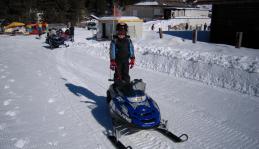 My best friend Tommy in deep snow